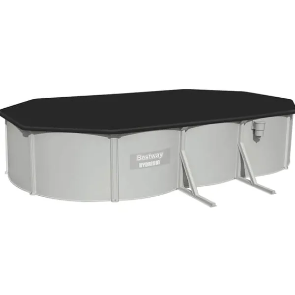 Bestway Pooler^Hydrium fritstående pool 610x360x120 cm oval