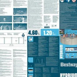 Bestway Pooler^Hydrium swimmingpoolsæt 460x120 cm