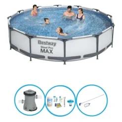 Bestway Pooler^Pool Steel Pro MAX - Poolsæt - 366x76 cm