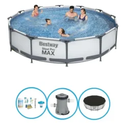Bestway Pooler^Pool Steel Pro MAX - Poolpakke - 366x76 cm