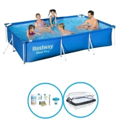 Bestway Pooler^Pool Steel Pro 300x201x66 cm - Inklusiv tilbehør