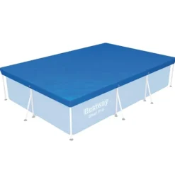 Best Rectangular Steel Pro Swimming Pool - 300 x 201 x 66 cm - Blå - Inklusive Tilbehør CB12 Pooler