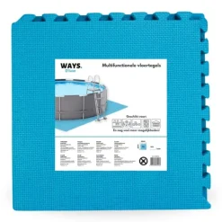 Best Rectangular Steel Pro Swimming Pool - 300 x 201 x 66 cm - Blå - Inklusive Tilbehør CB12 Pooler