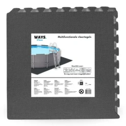 Bestway Pooler^Round Oppustelig Fast Set Swimming Pool - 305 x 66 cm - Blå - Inklusive Tilbehør CB13