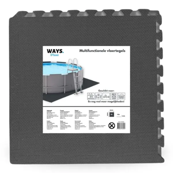 Bestway Pooler^Round Oppustelig Fast Set Swimming Pool - 305 x 66 cm - Blå - Inklusive Tilbehør CB13