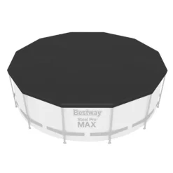 Best Round Steel Pro Swimming Pool - 366 x 76 cm - Blå - Inklusive Tilbehør CB13 Pooler