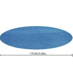 New Bestway solopvarmet poolovertræk Flowclear 356 cm | Farve: Blå | Størrelse: 356 cm Pool- & Spatilbehør
