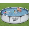 Sale Bestway Steel Pro MAX swimmingpoolsæt 305x76 cm | Farve: Stål | Størrelse: 305x76 cm Pooler