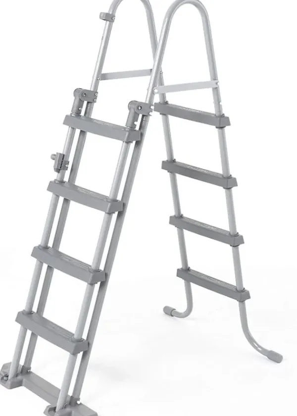 Online Bestway Steel Pro Max 549x122 cm Rund Overjordisk Pool Sæt med Pumpe, Stige og Dække - Arktisk Grå Pooler