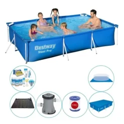 Steel Pro Rectangular 300x201x66 cm - Pool Deal Pooler