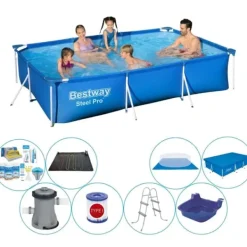 Bestway Pooler^Steel Pro Rectangular 300x201x66 cm - Pool med tilbehør