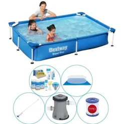 Best Steel Pro 221x150x43 cm - Pool combo tilbud Pooler