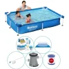 Steel Pro 221x150x43 cm - Pool plus tilbehør Pooler