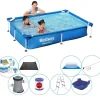 Outlet Steel Pro 221x150x43 cm - Pool med tilbehør Pooler