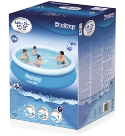 Bestway Pooler^Swimming Pool - Fast Set - 366 x 76 cm - Inklusiv solsejl