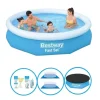Bestway Pooler^Swimming Pool Fast Sæt 305x66 cm - Inklusiv tilbehør