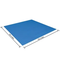 Bestway Pooler^swimmingpool - Hurtigt sæt - 366 x 76 cm - Inklusiv WAYS vedligeholdelsespakke, filterpumpe og jordklud