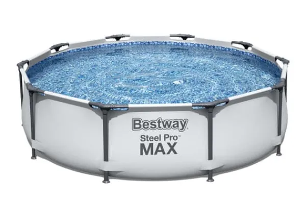 Bestway Pooler^swimmingpool - Steel Pro MAX - 366 x 76 cm - Inklusiv solsejl, filterpumpe og filter