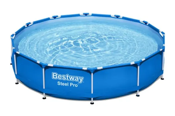 Bestway Pooler^swimmingpool - Steel Pro - 366 x 76 cm - Inklusiv solsejls- og filterpumpe