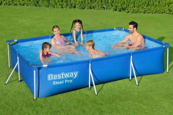 Clearance swimmingpool - Steel Pro - 300 x 201 x 66 cm - Inklusiv WAYS vedligeholdelsespakke Pooler