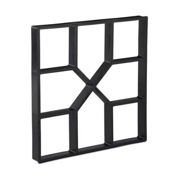 Discount Betonform Sæt, 4x40,5x40,5 cm, Sort Havedekorationer