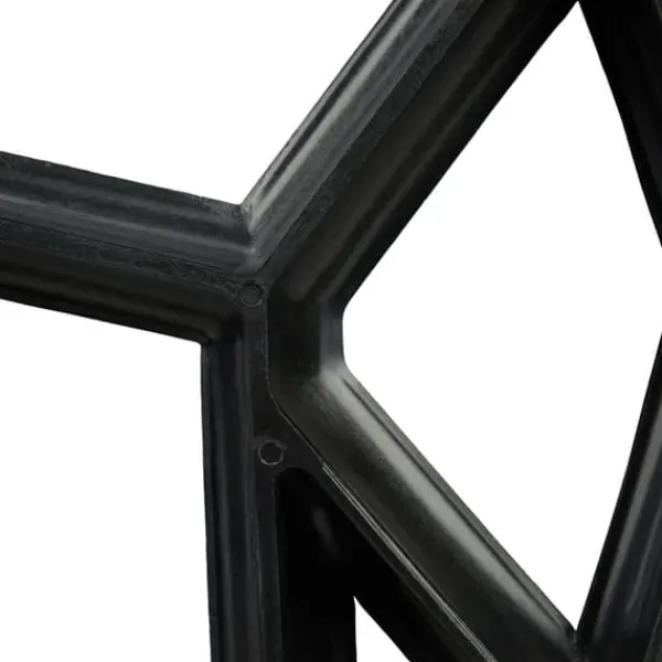 Havedekorationer^Betonform, 4x42x42 cm, Sort