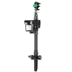 Insektmiddel & Dyreafvisende Middel^Bevægelsesaktiveret sprinkler, solcelledrevet, dyreafskrækkende,sort
