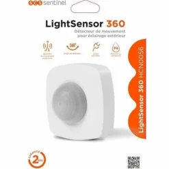 Bevægelsesdetektorer^Bevægelsesdetektor SCS SENTINEL Lightsensor 360 Belysning 220-240 V