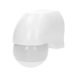 Bevægelsesdetektorer^BEVÆGELSESSENSOR 180 GRADER IP44 1200W HVID - ON-CR-204/W