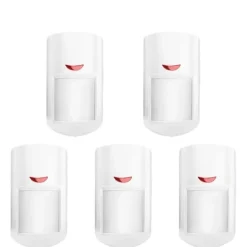 Bevægelsesdetektorer^Bevægelsessensor Detektor, Kæledyrsvenligt Design, Smart Home Kompatibel,5PC 433MHz Sensor