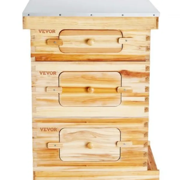 Outlet Bikube, 30-ramme Langstroth startpakke, 56,2x46,2x76 cm, fyrretræ Til Fugle & Småvildt