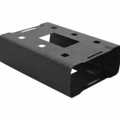 Pengeskabe^Bil Safe med lås - Robust metalboks til værdigenstande | Farve: Sort | Størrelse: 21.8x16x7 cm