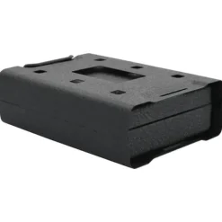 Pengeskabe^Bil Safe med lås - Robust metalboks til værdigenstande | Farve: Sort | Størrelse: 21.8x16x7 cm