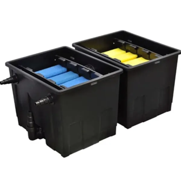 New Bio-damfilter 12.000 l/t - Effektiv vandrensning til din havedam | Størrelse: Op til 60.000 l Springvand & Damme