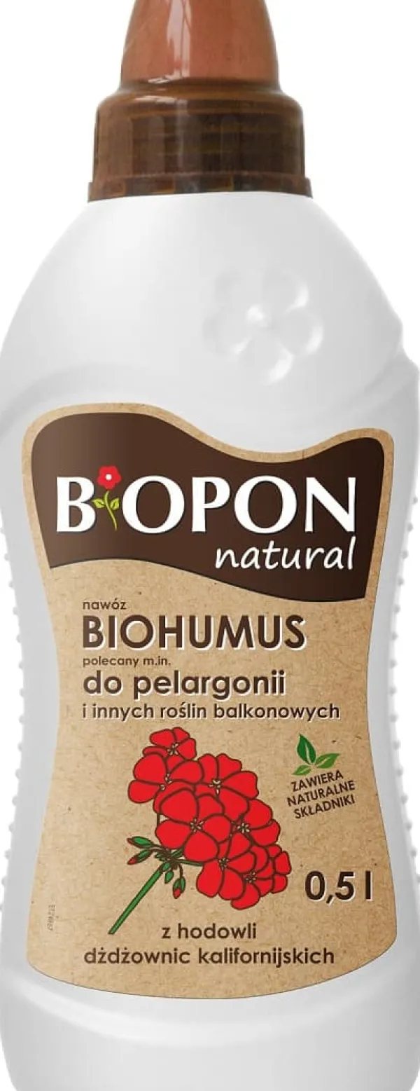 Hot BIOHUMUS - GØDNING TIL GERANIUM 1L - BR BIO-1906 Gødningsmidler