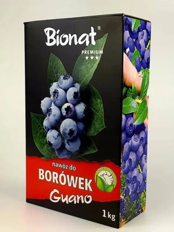 Gødningsmidler^BIONAT GUANO-GØDNING TIL BLÅBÆR OG ANDRE SYREFARLIGE GØDNINGSMIDLER 1 KG ØKOLOGISK