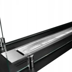 Online Biopejs / Flush indsats 65 cm / Sort mat med glas / TÜV certifikat / Flush indsats Pejse