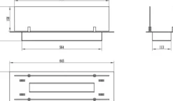 Online Biopejs / Flush indsats 65 cm / Sort mat med glas / TÜV certifikat / Flush indsats Pejse
