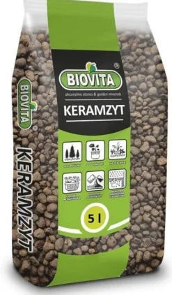 Jord & Sand^BIOVITA GARDENING EKSPANDERET DRUEVÆSKE ideel til dræning 8-16MM 5L