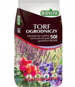 Sale BIOVITA SURTØRV til blåbær og syreholdige planter pH 3,5-4,5 50L Jord & Sand
