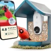 Til Fugle & Småvildt^Birdbuddy Smart Bird Feeder 2.0 Blue med solpanel
