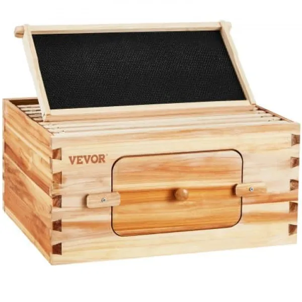 Til Fugle & Småvildt^Bistartersæt, Dybt kasse, 50.3x41.4x24.5 cm, Transparent, Træ