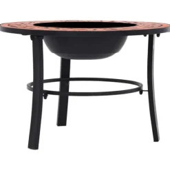 New Bålfad mosaik 68 cm keramik terracottafarvet - Ildsted - Ildsteder - Home & Living Pejse