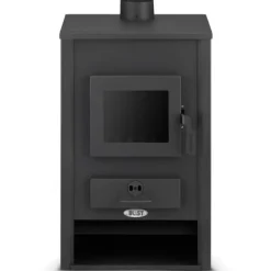 Online BLIST B2E Højtydende brændeovn med vandmantel, 15 kW, til centralvarmesystemer Brændeovne