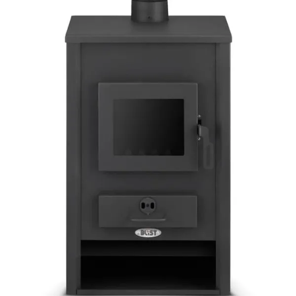 Online BLIST B2E Højtydende brændeovn med vandmantel, 15 kW, til centralvarmesystemer Brændeovne