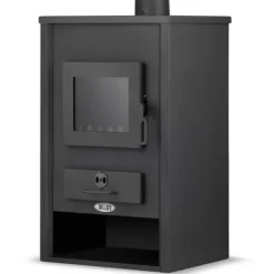 Online BLIST B2E Højtydende brændeovn med vandmantel, 15 kW, til centralvarmesystemer Brændeovne