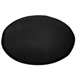 Sale Bålmåtte - 24 Tommer Rund (61 CM) - Sort Tilbehør Til Brændeovne & Pejse