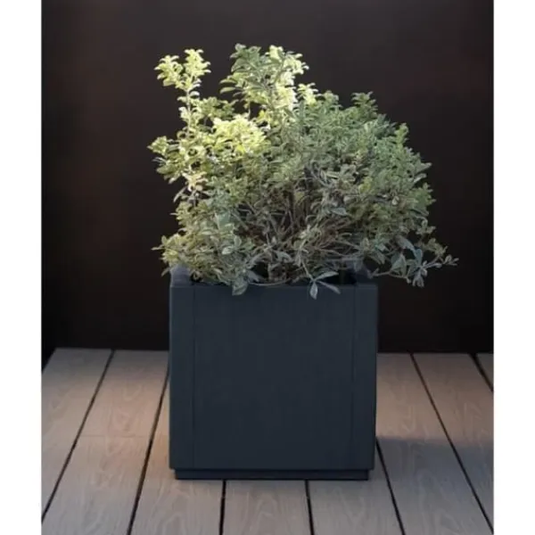Blomlåda - ETHICA - Grafit - Fyrkantig - 38 L - STEFANPLAST Krukker & Plantebeholdere