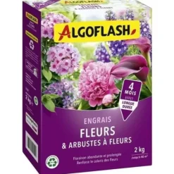 Gødningsmidler^Blommor och blommor gödselmedel - Algoflash Naturasol - 2 kg