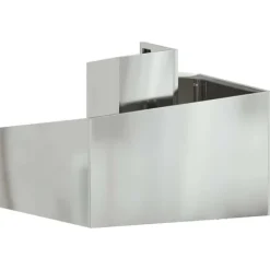 Hot Blomsterkrukke i sølv galvaniseret stål - Moderne design | Størrelse: 60x60x50 cm Krukker & Plantebeholdere